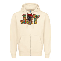 Sandshell german shepherd christmas joy Zipper Hoodie - RanaPortraitStore