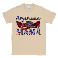 Mushroom American mama with cowboy Classic Tee - texasbilliewilder