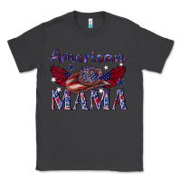 Smoke American mama with cowboy Classic Tee - texasbilliewilder