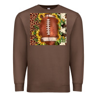 Chestnut football leopard cowhide sunflower Premium Sweatshirt - JahusDesignShop