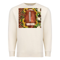 Sandshell football leopard cowhide sunflower Premium Sweatshirt - JahusDesignShop