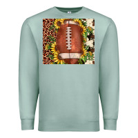 Seafoam football leopard cowhide sunflower Premium Sweatshirt - JahusDesignShop