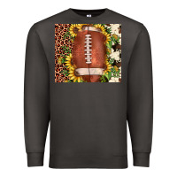 Smoke football leopard cowhide sunflower Premium Sweatshirt - JahusDesignShop