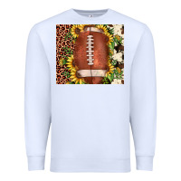 White football leopard cowhide sunflower Premium Sweatshirt - JahusDesignShop