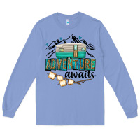 Colony Blue adventure awaits Long Sleeve Tee - texasbilliewilder
