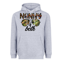 Heather Grey nanny of both Heavyweight Hoodie - CowhideDigitalArt