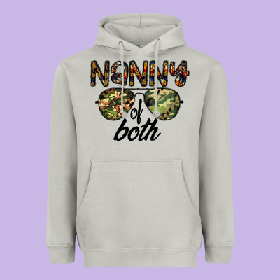 Nanny Of Both Heavyweight Hoodie Designed By Cowhidedigitalart