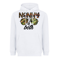 White nanny of both Heavyweight Hoodie - CowhideDigitalArt