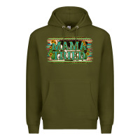 Army Green Cowhide Serappe Sunflower Mama Tried Premium Hoodie - Jasminsmagicworld