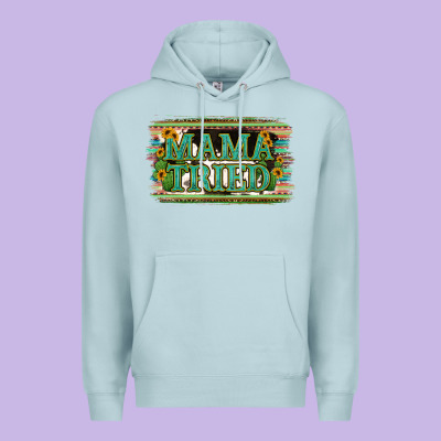 Cowhide Serappe Sunflower Mama Tried Premium Hoodie Designed By Jasminsmagicworld