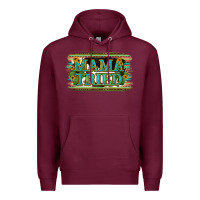 Burgundy Cowhide Serappe Sunflower Mama Tried Premium Hoodie - Jasminsmagicworld