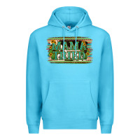 Ocean Blue Cowhide Serappe Sunflower Mama Tried Premium Hoodie - Jasminsmagicworld