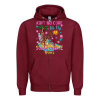 Burgundy aint no cure for the summer time blues Zipper Hoodie - texasbilliewilder