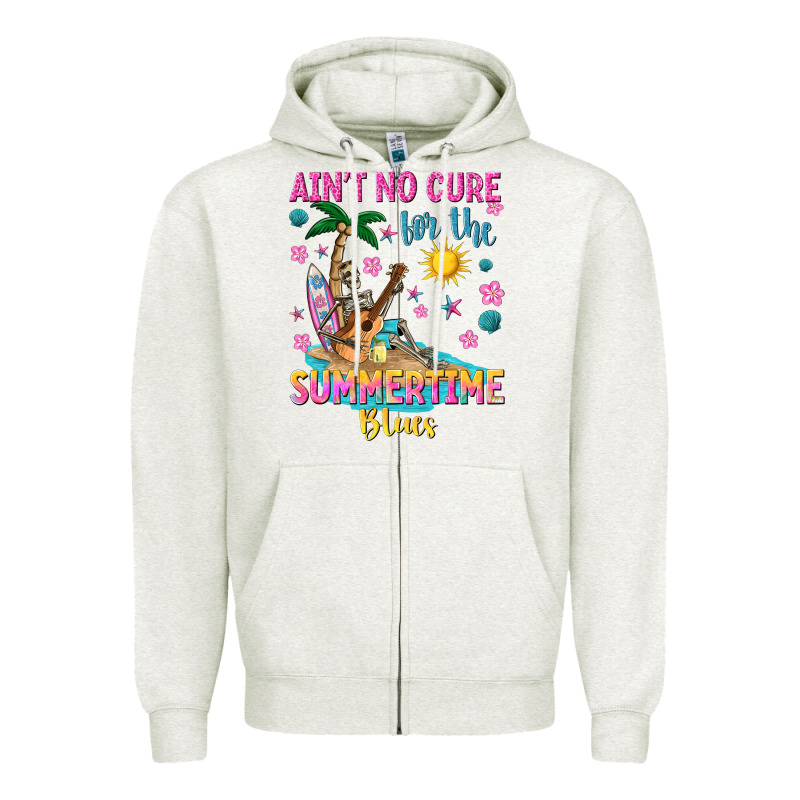 Aint No Cure For The Summer Time Blues Zipper Hoodie by texasbilliewilder | Teevron