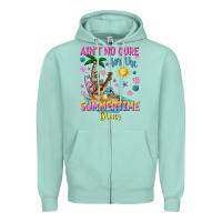 Seafoam aint no cure for the summer time blues Zipper Hoodie - texasbilliewilder