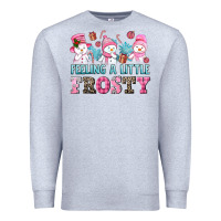 Heather Grey feelin' a little frosty Premium Sweatshirt - AdoDesignShop