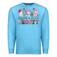 Ocean Blue feelin' a little frosty Premium Sweatshirt - AdoDesignShop