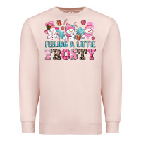 Pale Pink feelin' a little frosty Premium Sweatshirt - AdoDesignShop