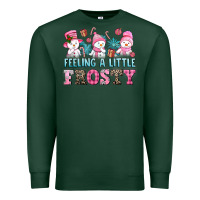 Sports Green feelin' a little frosty Premium Sweatshirt - AdoDesignShop