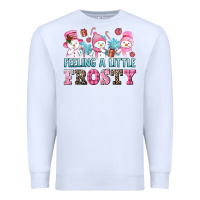 White feelin' a little frosty Premium Sweatshirt - AdoDesignShop