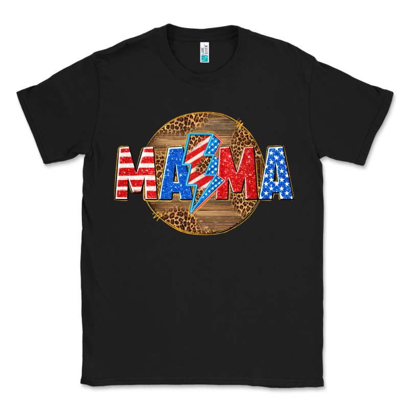 American Mama With Lightning Bolt Classic Tee by texasbilliewilder | Teevron