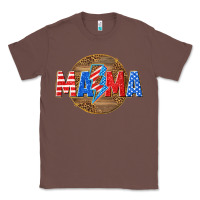 Chestnut American mama with lightning bolt Classic Tee - texasbilliewilder
