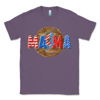 Lavender American mama with lightning bolt Classic Tee - texasbilliewilder