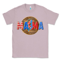 Lilac American mama with lightning bolt Classic Tee - texasbilliewilder