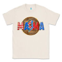 Natural American mama with lightning bolt Classic Tee - texasbilliewilder