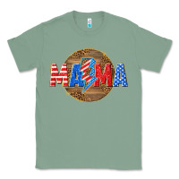 Sage American mama with lightning bolt Classic Tee - texasbilliewilder