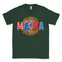 Sports Green American mama with lightning bolt Classic Tee - texasbilliewilder