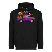Black mardi gras truck Heavyweight Hoodie - FaDigitalArtStudio