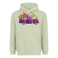 Matcha mardi gras truck Heavyweight Hoodie - FaDigitalArtStudio