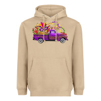 Mushroom mardi gras truck Heavyweight Hoodie - FaDigitalArtStudio