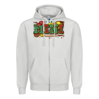 Dove Grey mini softball Zipper Hoodie - Zillion Design Studio