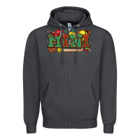 Smoke mini softball Zipper Hoodie - Zillion Design Studio