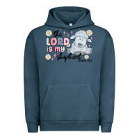Pigment Midnight Navy the lord is my shepherd Urban Hoodie - MaliasSmallBusiness