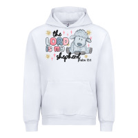 White the lord is my shepherd Urban Hoodie - MaliasSmallBusiness