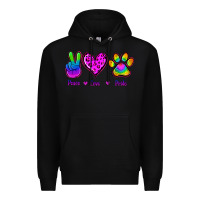 Black Peace Love Pride Premium Hoodie - Jasminsmagicworld