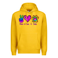 Lemon Peace Love Pride Premium Hoodie - Jasminsmagicworld