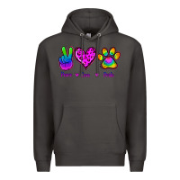 Smoke Peace Love Pride Premium Hoodie - Jasminsmagicworld