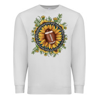 Dove Grey football gemstone sunflower Premium Sweatshirt - JahusDesignShop