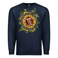 Navy football gemstone sunflower Premium Sweatshirt - JahusDesignShop
