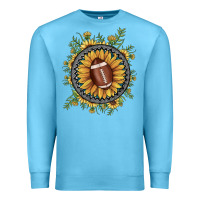 Ocean Blue football gemstone sunflower Premium Sweatshirt - JahusDesignShop