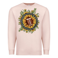 Pale Pink football gemstone sunflower Premium Sweatshirt - JahusDesignShop