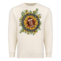Football Gemstone Sunflower Premium Sweatshirt | Teevron