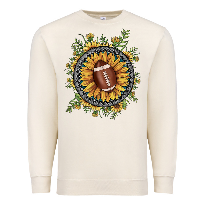 Football Gemstone Sunflower Premium Sweatshirt by JahusDesignShop | Teevron