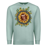 Seafoam football gemstone sunflower Premium Sweatshirt - JahusDesignShop
