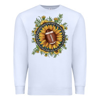 White football gemstone sunflower Premium Sweatshirt - JahusDesignShop