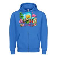 True Royal aloha beaches Zipper Hoodie - texasbilliewilder